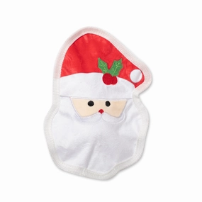 UnStuffed Santa Face, Dog Squeaky Plush toy wet cat food,canned cat food,gravy cat food
