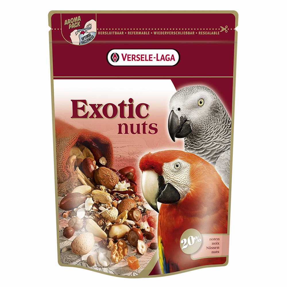 Versele-Laga Exotic Nut Mix for Parrots 750g bird seed mix,small bird food,parakeet pellets