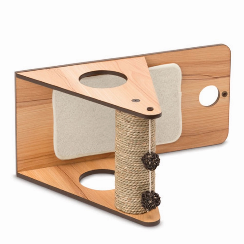Vesper V-Playstation In Walnut Cat Post