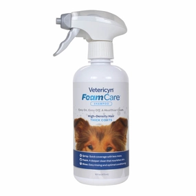 Vetericyn FoamCare High Density Thick Coats Shampoo Spray, 16 oz organic dog treat,hypoallergenic dog snack,specialty pet treat