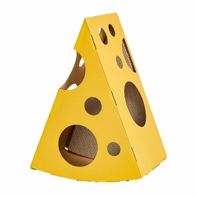 VETRESKA Cheese Cat Scratching Box cat scratching post,cat scratch pad,cat furniture scratcher