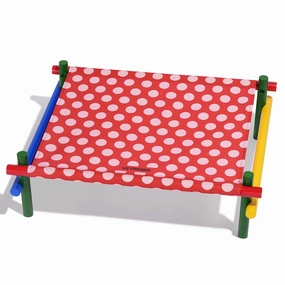 VETRESKA Chroma Elevated Bed For Cats & Dogs (Red) orthopedic dog bed,large dog bed,washable dog bed
