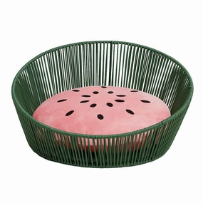 VETRESKA Watermelon Rattan Bed For Cats & Dogs orthopedic dog bed,large dog bed,washable dog bed