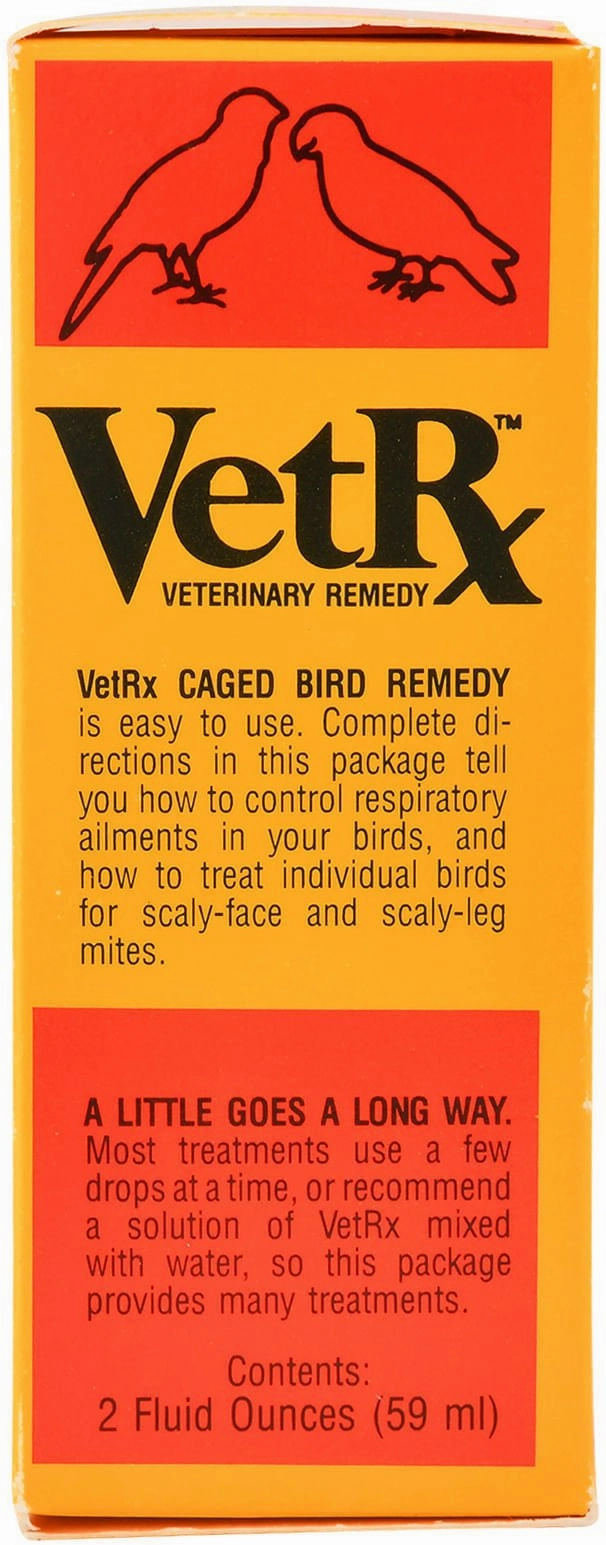 VetRx Caged Bird Remedy, 2 oz soft chew treat,chewy dog snacks,tender bites for dogs