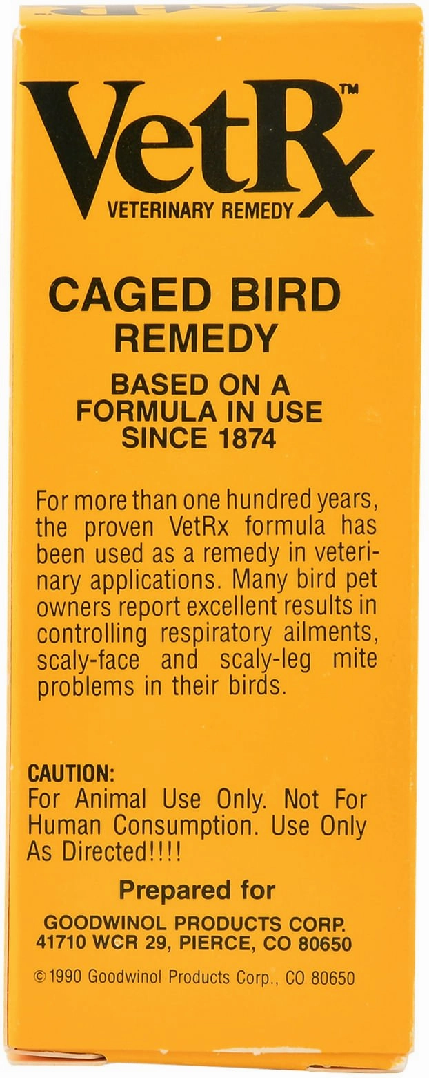 VetRx Caged Bird Remedy, 2 oz