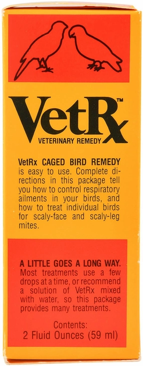 VetRx Caged Bird Remedy, 2 oz soft chew treat,chewy dog snacks,tender bites for dogs