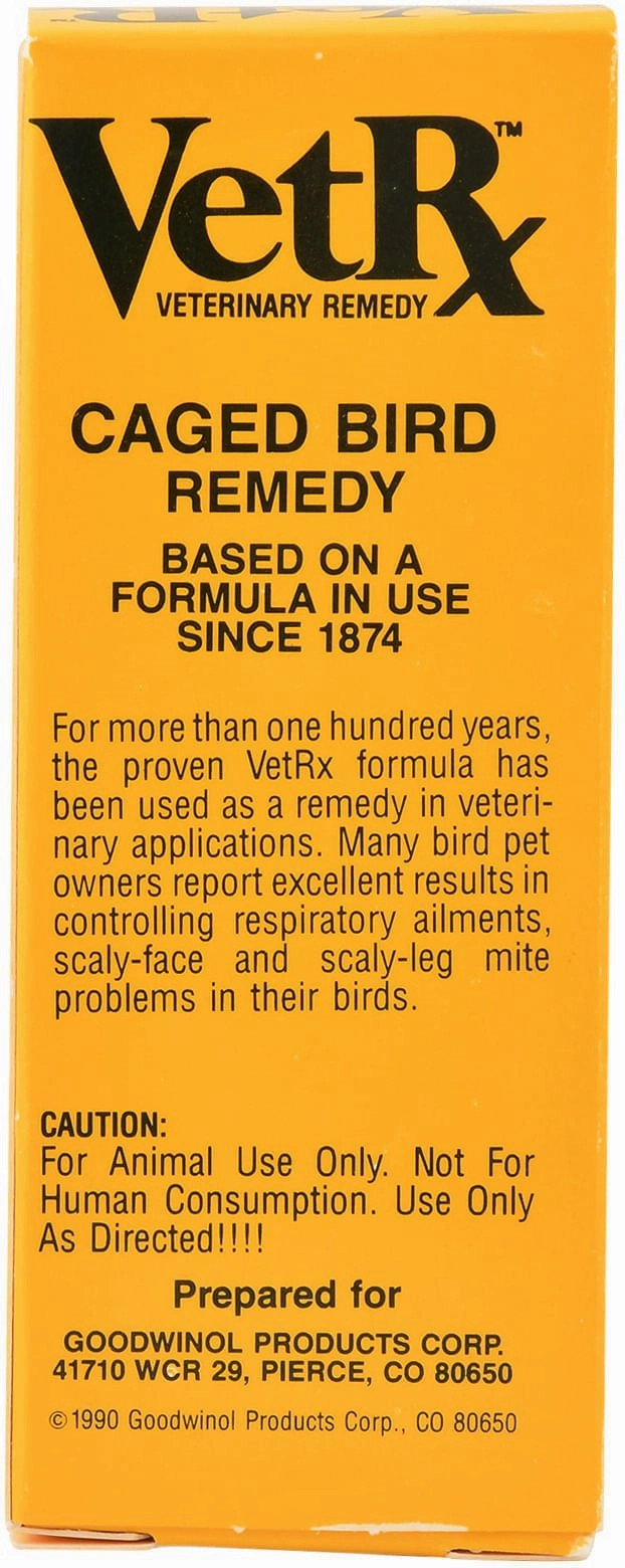 VetRx Caged Bird Remedy, 2 oz
