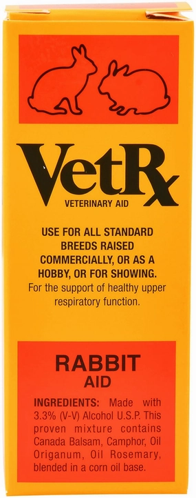 VetRx Rabbit Remedy Respiratory Support Supplement, 2 oz organic dog treat,hypoallergenic dog snack,specialty pet treat