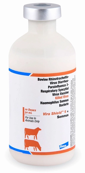 Vira Shield 6   Somnus Cattle Vaccine gourmet cat wet food,chicken in broth cat,fish recipe cat food