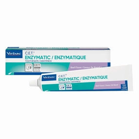Virbac C.E.T. Enzymatic Toothpaste - Beef 70g dog dental kit,pet toothbrush,dog oral care
