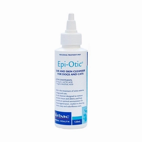 Virbac Epi-Otic Ear and Skin Cleanser for Cats and Dogs 120ml food toppers for dogs,dog gravy,dog flavor boost