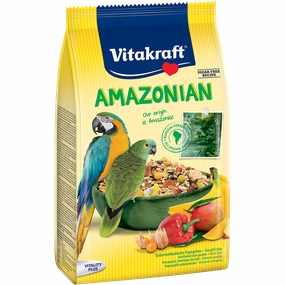 Vitakraft Amazonian for South American Parrots 750g bird seed mix,small bird food,parakeet pellets