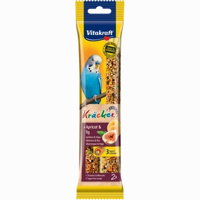 Vitakraft Kracker Apricot & Fig for Budgies 60g bird seed mix,small bird food,parakeet pellets