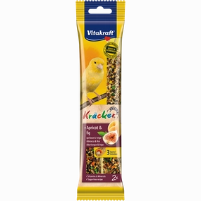 Vitakraft Kracker Apricot & Fig for Canaries 60g bird seed mix,small bird food,parakeet pellets