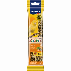 Vitakraft Kracker Honey & Sesame for Canarries 60g bird seed mix,small bird food,parakeet pellets