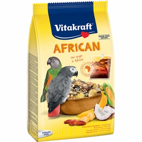 Vitakraft Menu African Grey Parrots 750g bird seed mix,small bird food,parakeet pellets