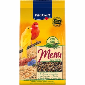 Vitakraft Premium Menu Canaries 1kg bird seed mix,small bird food,parakeet pellets