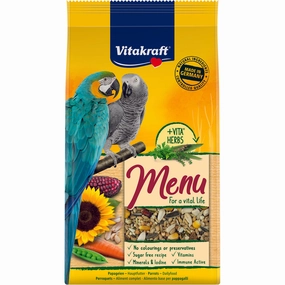 Vitakraft Premium Menu Parrots 1kg bird seed mix,small bird food,parakeet pellets