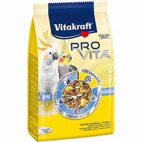 Vitakraft Pro Vita Cockatiels and Cockatoos 750g bird seed mix,small bird food,parakeet pellets