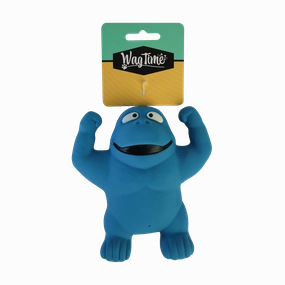 WagTime - Latex Gorilla (14.5cm) squeaky dog toy,plush dog toy,soft chew toy