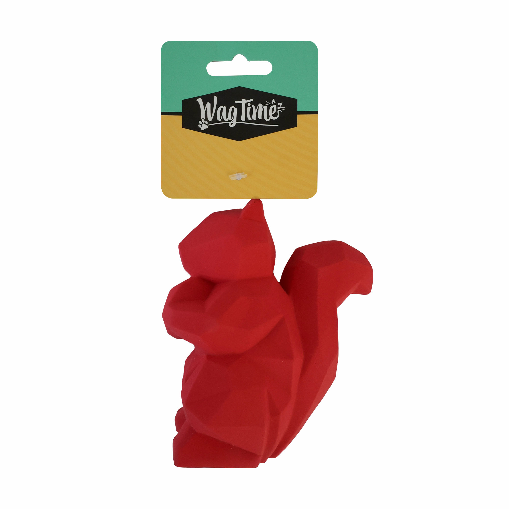 WagTime - Latex Squirrel (13.5cm) squeaky dog toy,plush dog toy,soft chew toy