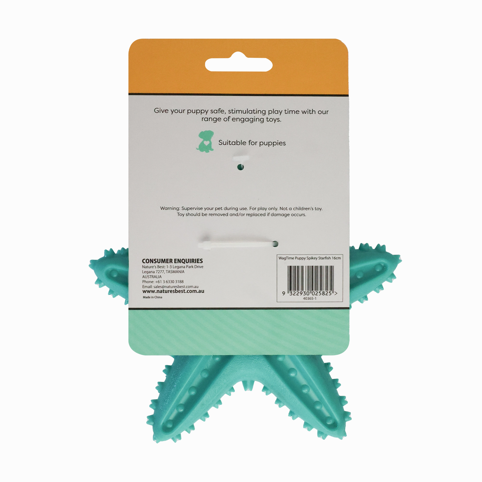 WagTime - Puppy Spikey Starfish (16cm)