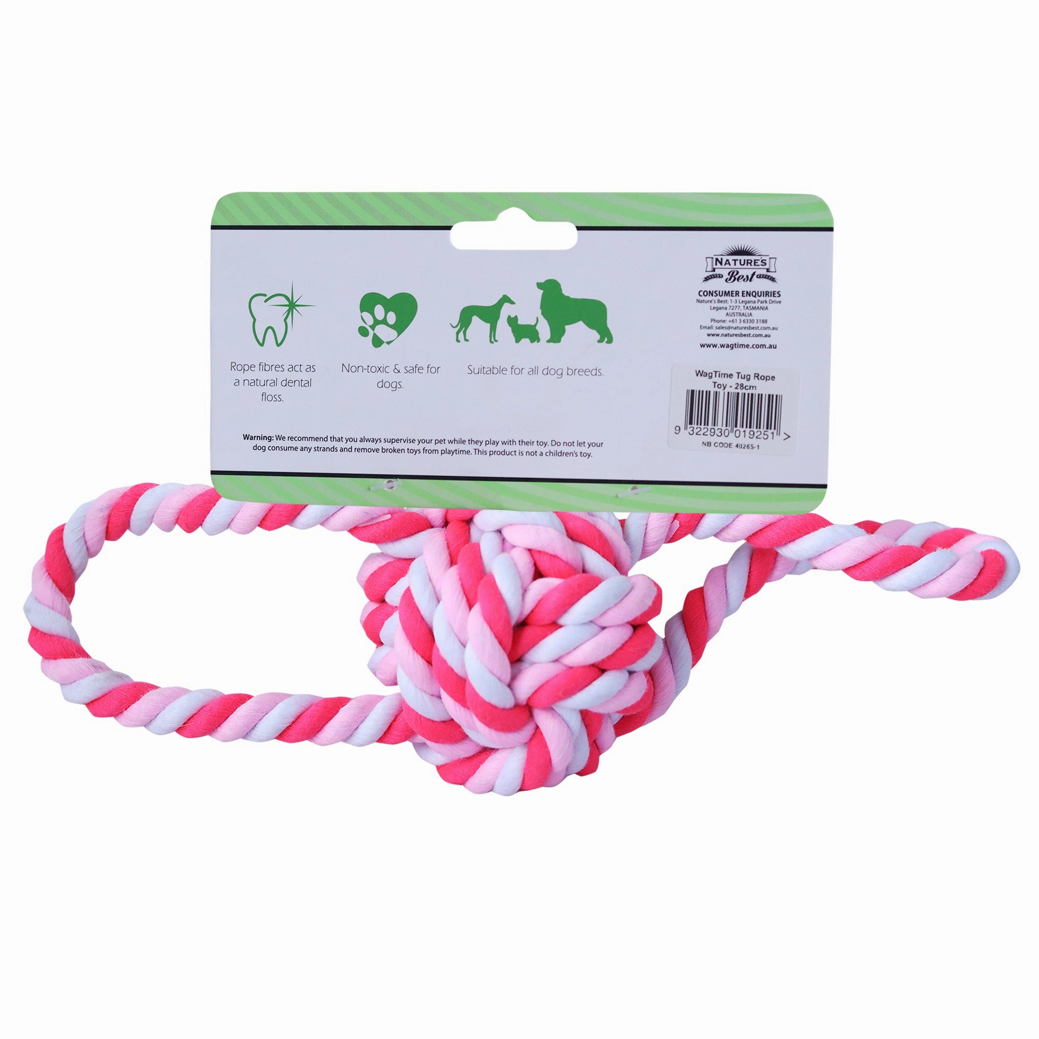 WagTime - Tug Rope Toy (28cm)