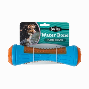 WagTime - Water Bone Chew Toy squeaky dog toy,plush dog toy,soft chew toy