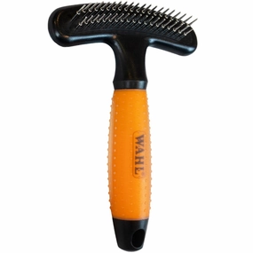 Wahl Double Row Rake/Shedding Blade Dog Brush pet grooming brush,pet comb,detangling brush for pets
