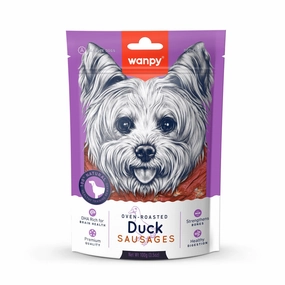 Wanpy Duck Sausages 100g meat dog treat,healthy dog snack,jerky for dogs