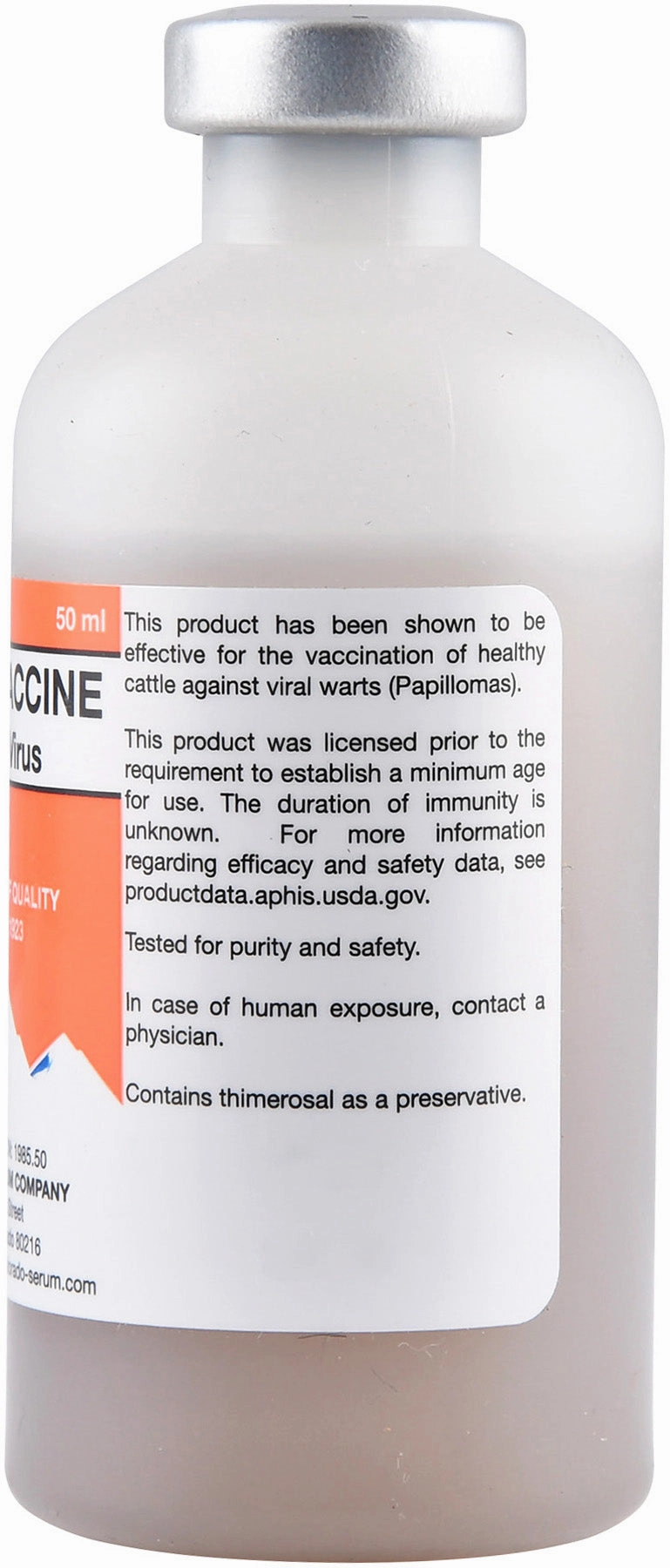 Wart Vaccine for Cattle