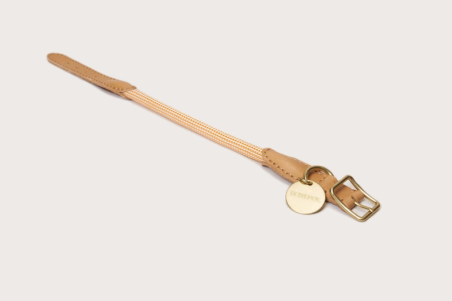 We are Tight: Rope Dog Collar, Ginger