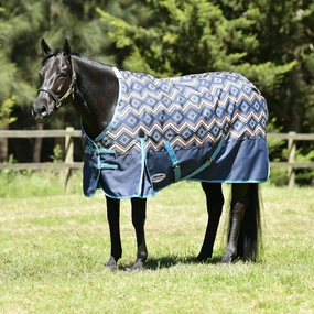 WeatherBeeta ComFITec Essential Standard Neck Turnout Blanket, Medium, Sedona Star Print horse blanket,poultry bed sheet,equine sheets