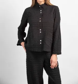 Weave Swing Jacket In Black