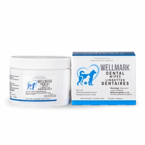 Wellmark Dental Wipes for Dogs & Cats dog health supplement,dog multivitamin,canine health care