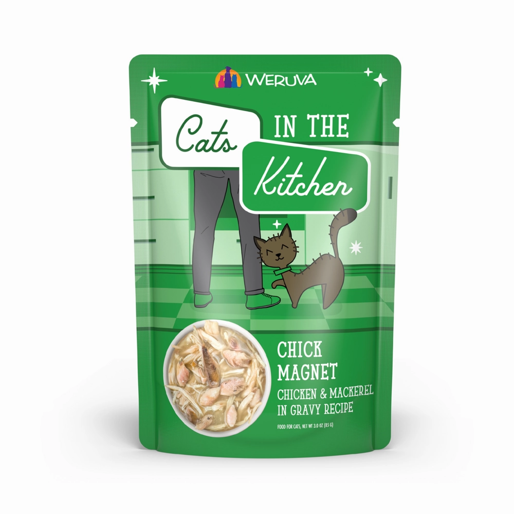 Weruva Cats In the Kitchen Chick Magnet Pouches Wet Cat Food cat supplies,cat essentials,cat accessories