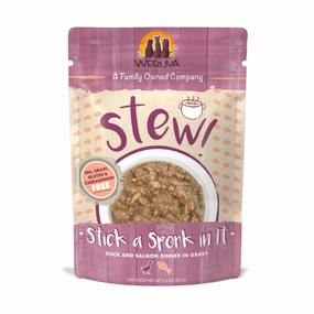 Weruva Classic Cat Stews! Stick a Spork in It with Duck & Salmon in Gravy Canned Cat Food cat toys and food,complete cat care,all in one cat kit