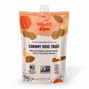 West Paw Nut Butter, Sweet Potato, and Chia Seed poultry chews,horse chew toys,bird packaged treats