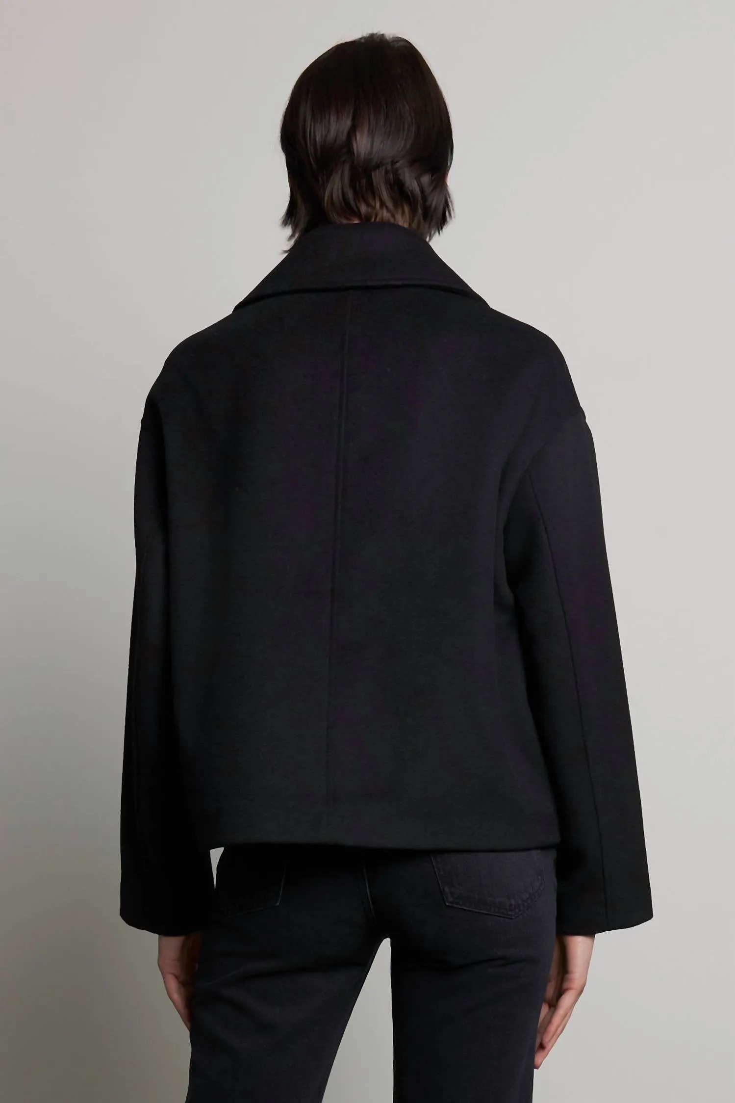 Westwood Peacoat In Black