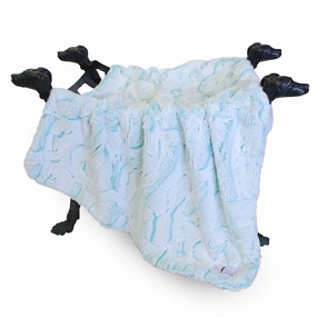 Whisper Dog Blanket Baby Blue fleece dog blanket,soft dog throw,cozy pet blanket