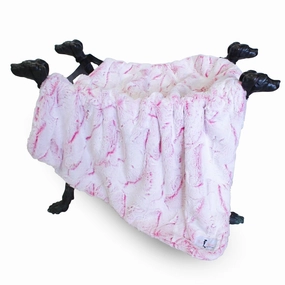Whisper Dog Blanket Fuchsia fleece dog blanket,soft dog throw,cozy pet blanket