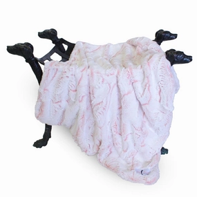 Whisper Dog Blanket Peach fleece dog blanket,soft dog throw,cozy pet blanket