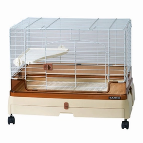 Wild Sanko Easy Home Next To Rabbit Cage With Pull Out Tray rabbit habitat,small animal tunnel,bunny supplies