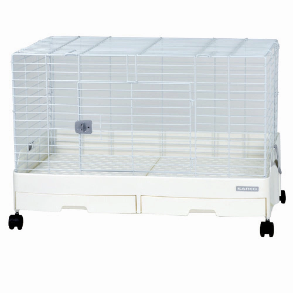 Wild Sanko Easy Home Rabbit Cage With Dual Pull Out Tray rabbit habitat,small animal tunnel,bunny supplies