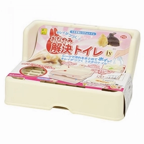 Wild Sanko Lilliphut Double Layer System Toilet Rabbit Litter Pan rabbit habitat,small animal tunnel,bunny supplies