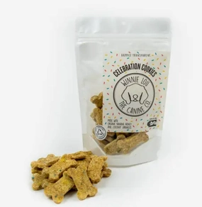Winnie Lou Celebration Cookies 5oz Bag dog biscuit treats,crunchy dog snacks,dog cookies