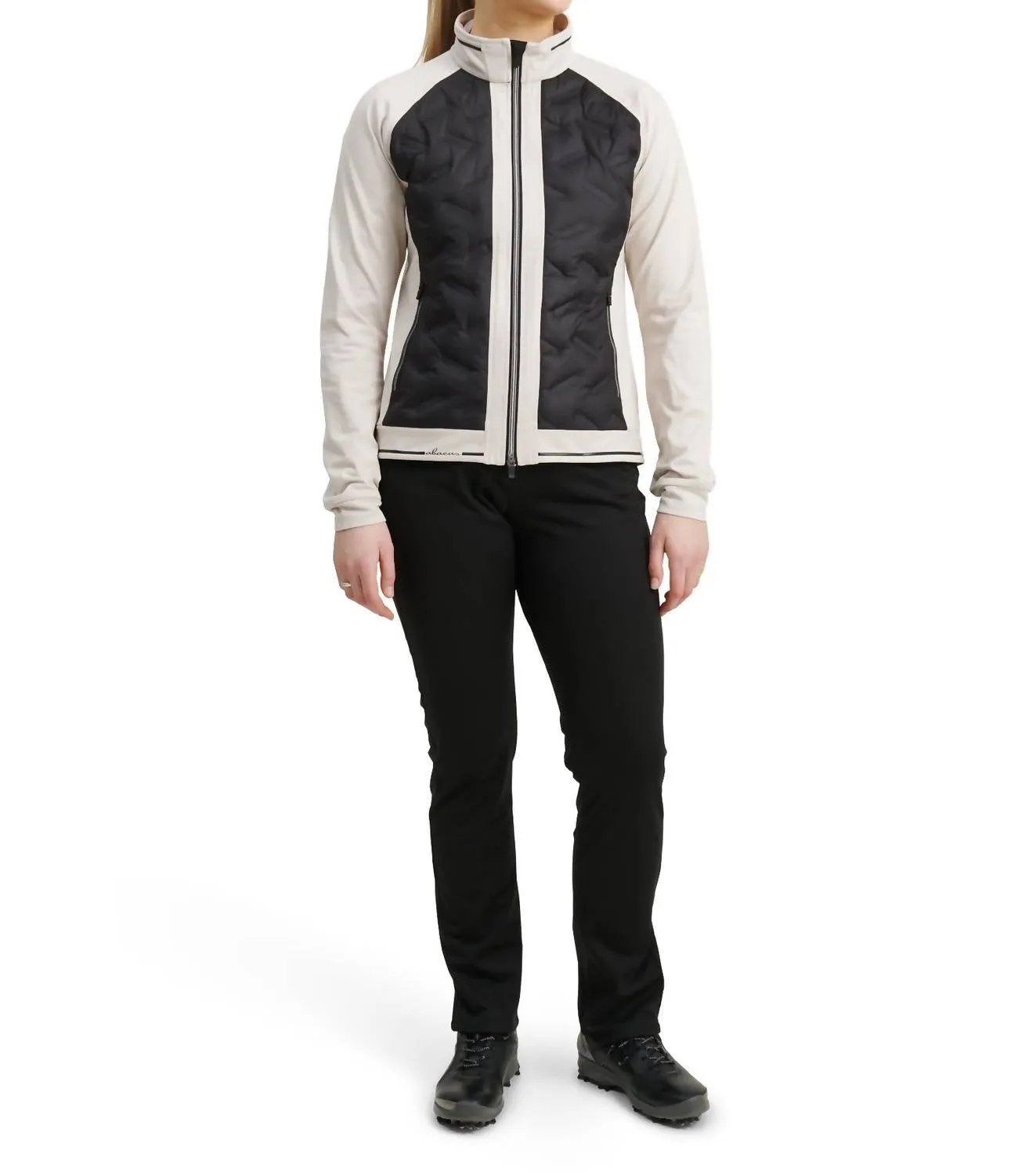Women Grove Hybrid Jacket In Blackstone