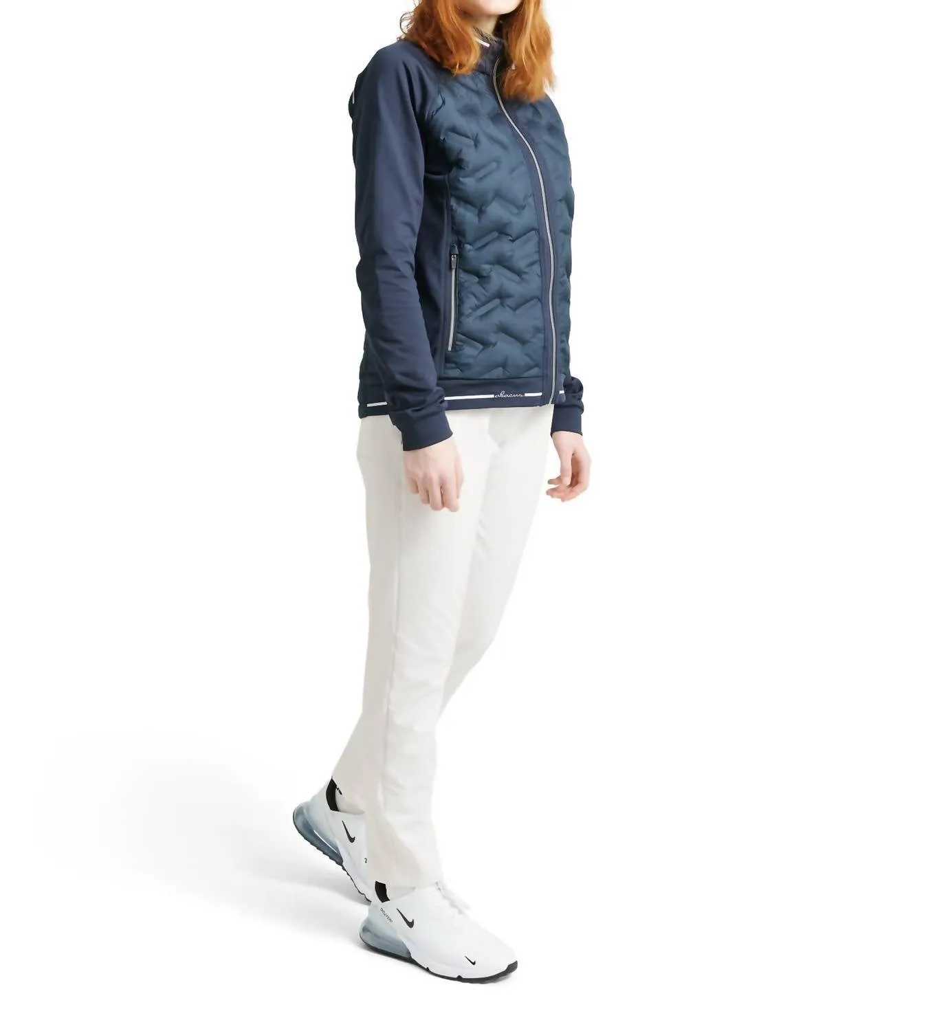 Women Grove Hybrid Jacket In Navy