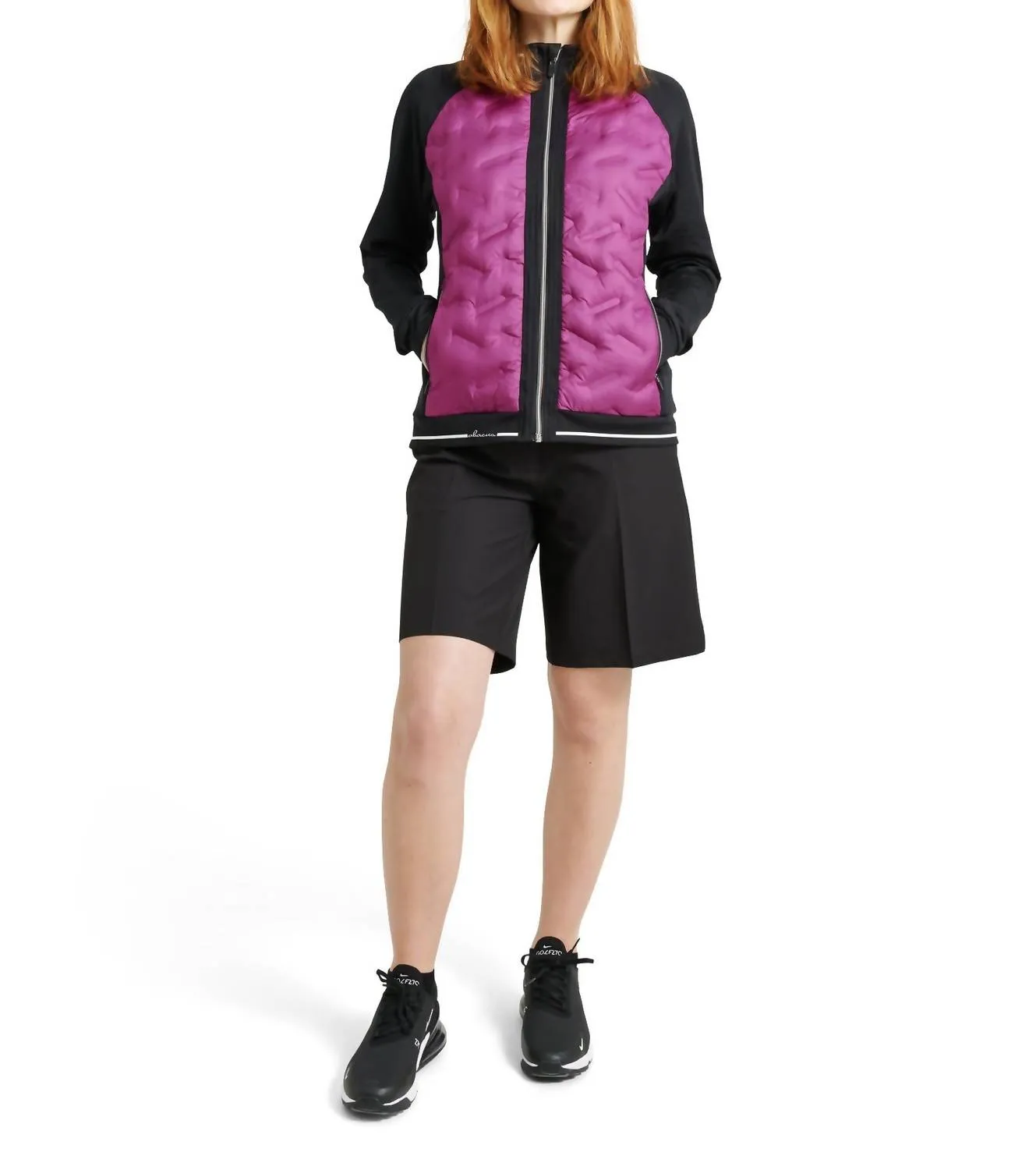 Women Grove Hybrid Jacket In Violet