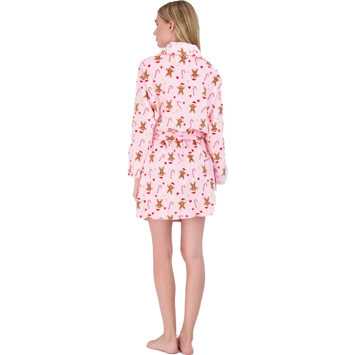 Womens Comfy Sleepwear Short Robe